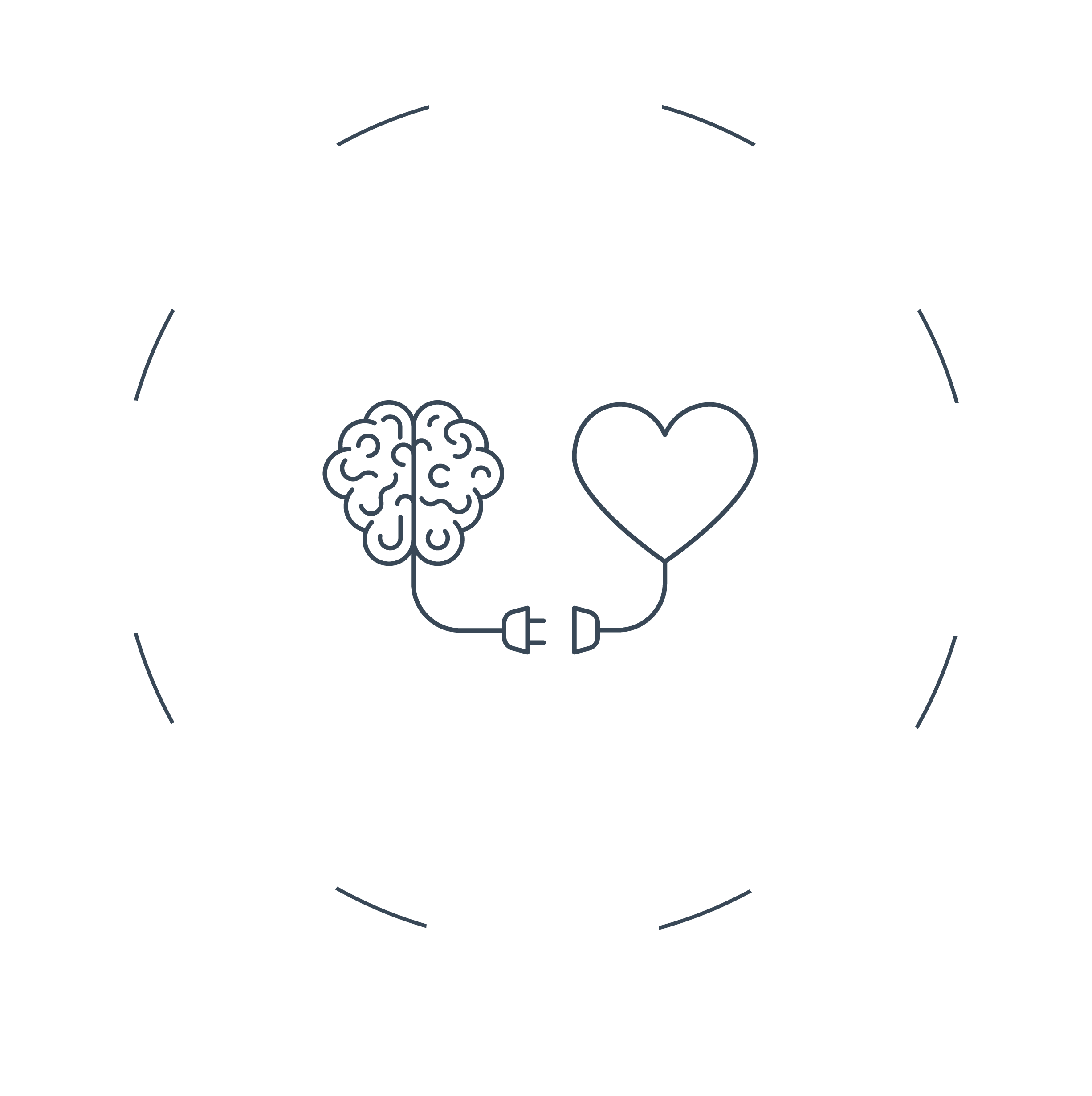 Graphic showing various marketing channels: radio, websites, social media, streaming, on-demand, podcasts, newsletters, and events.